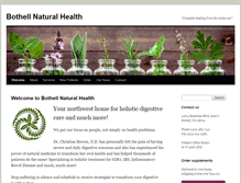 Tablet Screenshot of bothellnaturalhealth.com